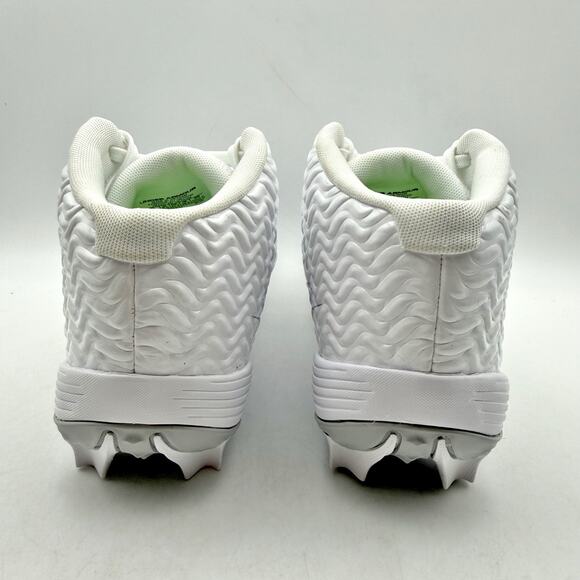 Under Armour Mens Spotlight Hammer RM Football Cleats US 7.5 White Silver GUC main image 11